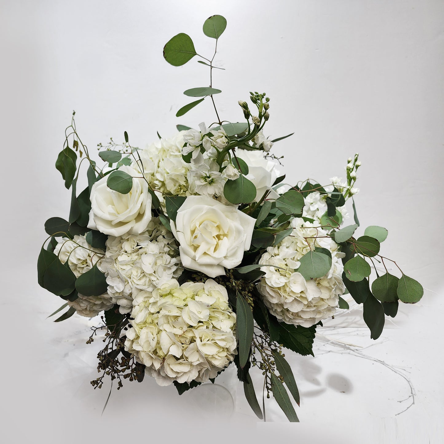 centre de table hortensia / hydrangea centerpiece