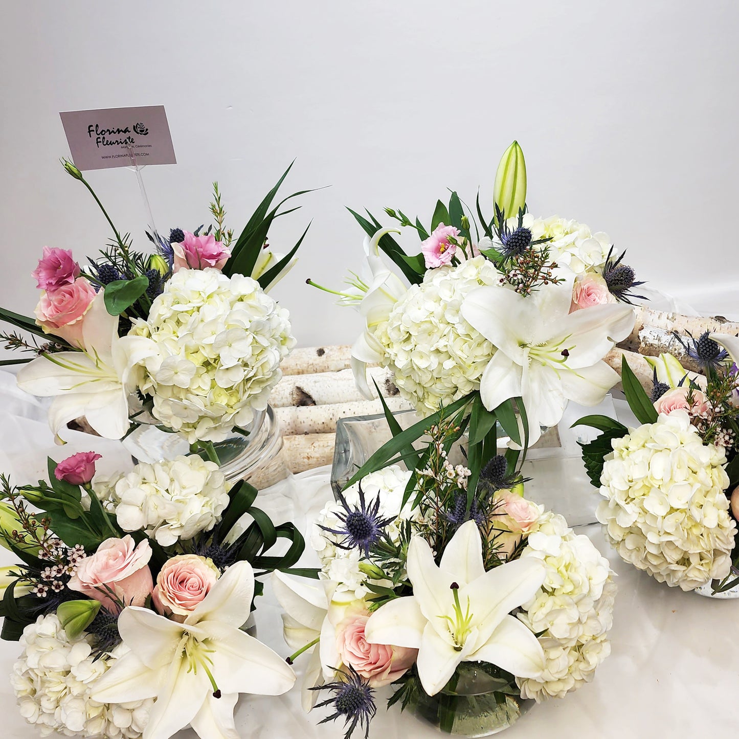 Arrangement d'hortensias / Hydrangea arrangement