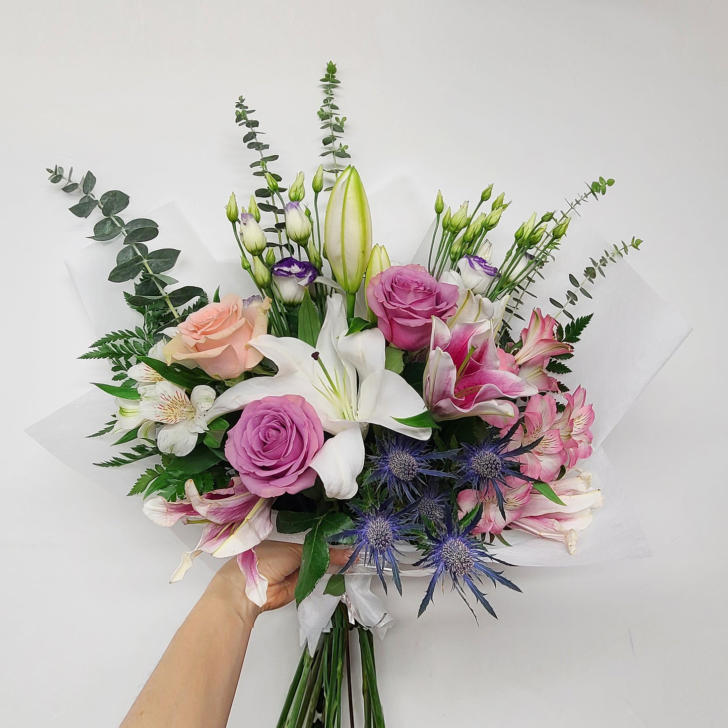 Mélange de fleurs roses - Bouquet / Mix pink flower - Bouquet