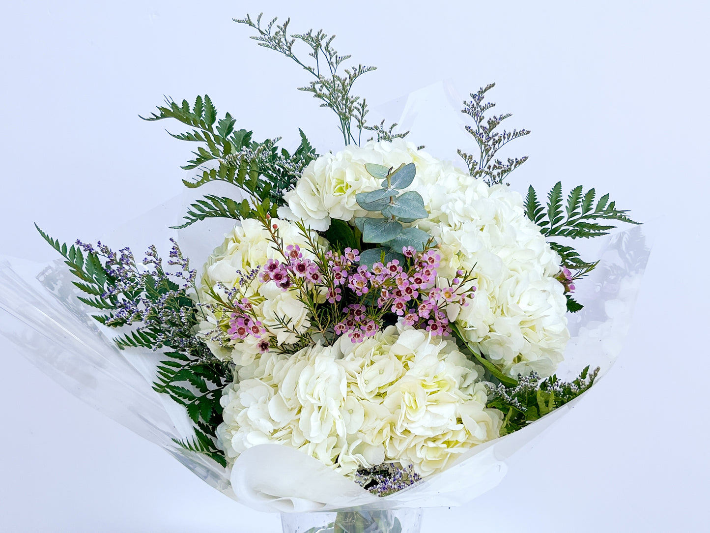 White hydrangeas 1