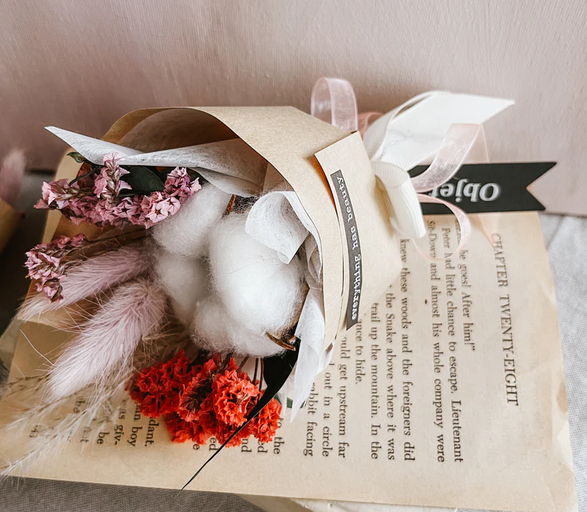 Mini Cotton Bouquet