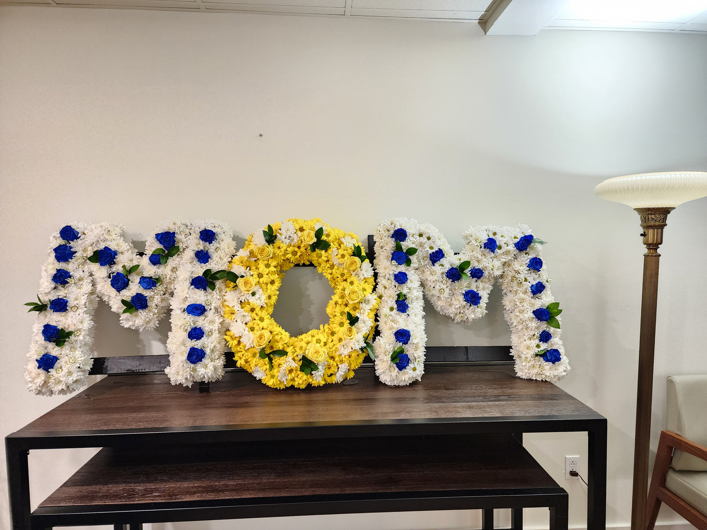 Letter Funeral Flowers