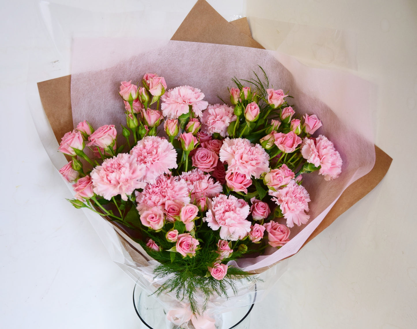 pink spray roses
