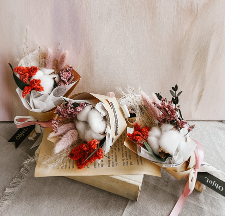 Mini Cotton Bouquet